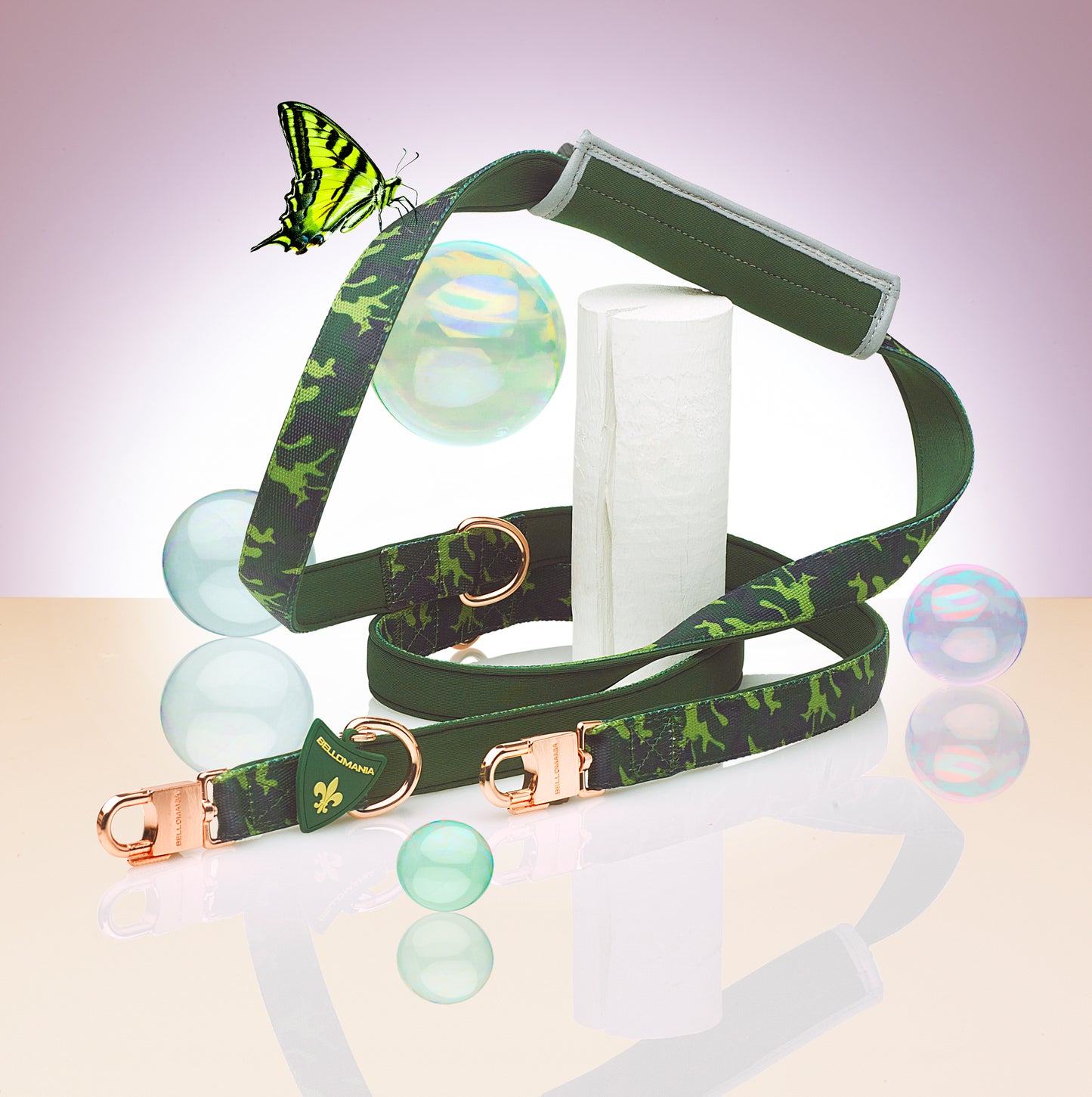 Lono Neopren Leine - Robust & Stilvoll in Camouflage